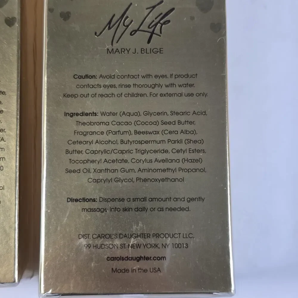 CAROL'S DAUGHTERS MY LIFE MARY J BLIGE Blossom Body Lotion Shower Gel Set 6.7 Oz
